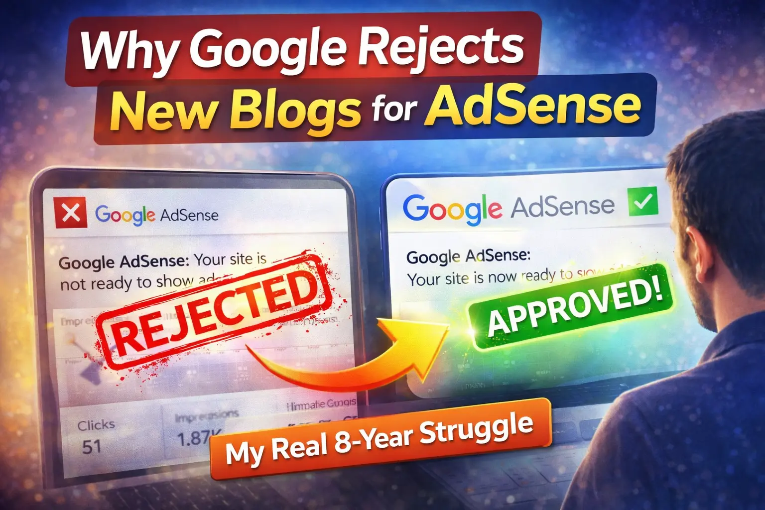 Why Google Rejects New Blogs for AdSense