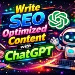 How to write SEO optimized content with ChatGPT?